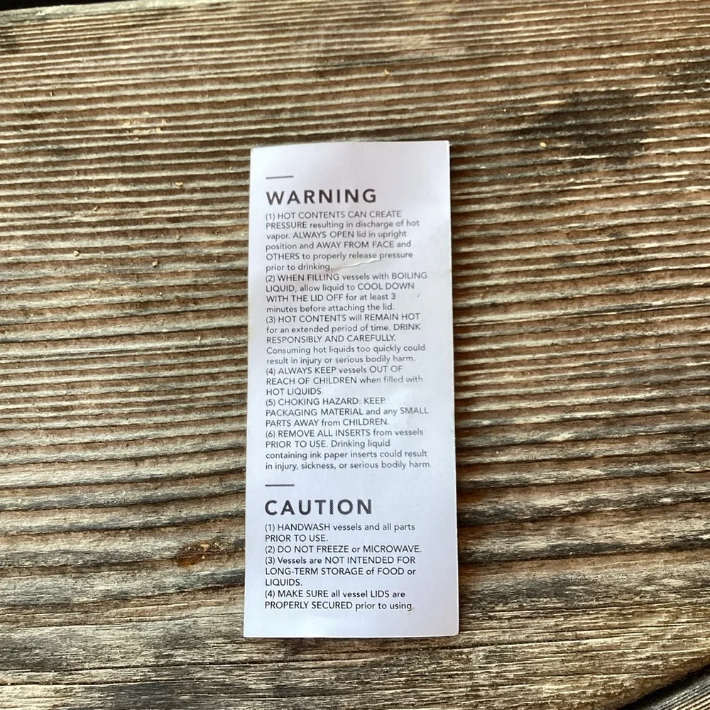 Simple Modern tumbler dented signs