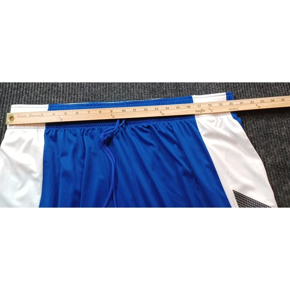 Adidas Men's Prime green Loose Fit Shorts 3XLT Drawstring Blue Run Workout‎