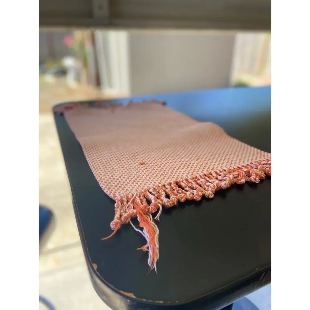 Vintage orange white