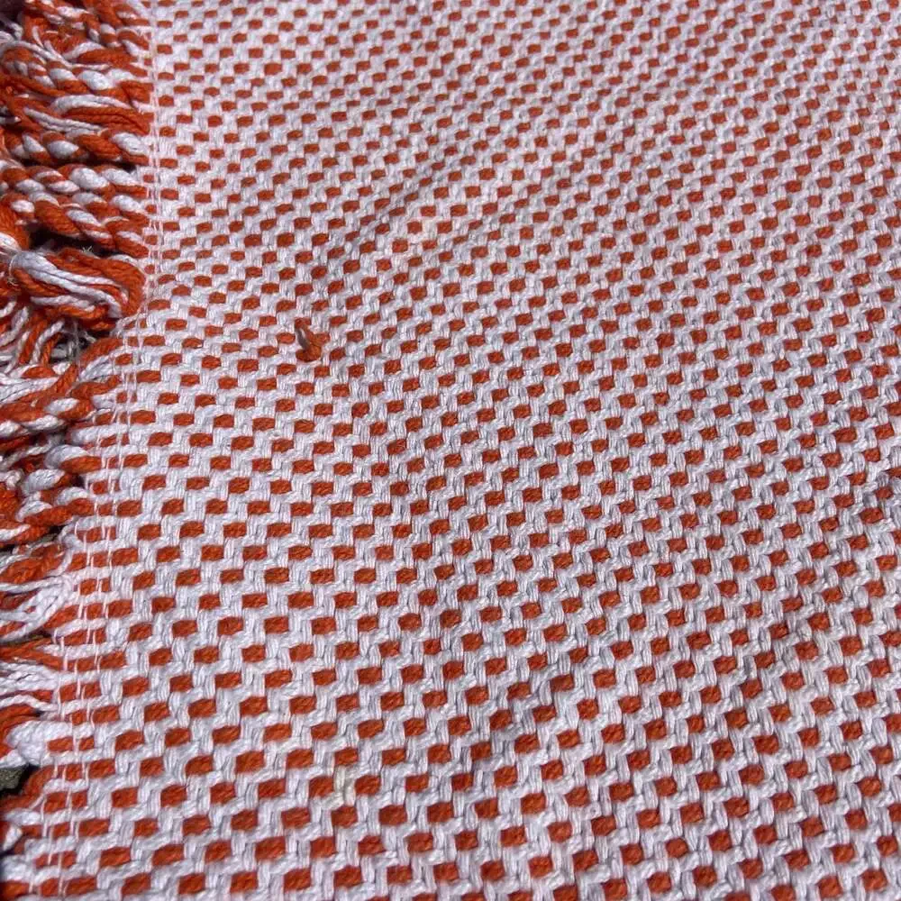 Vintage orange white