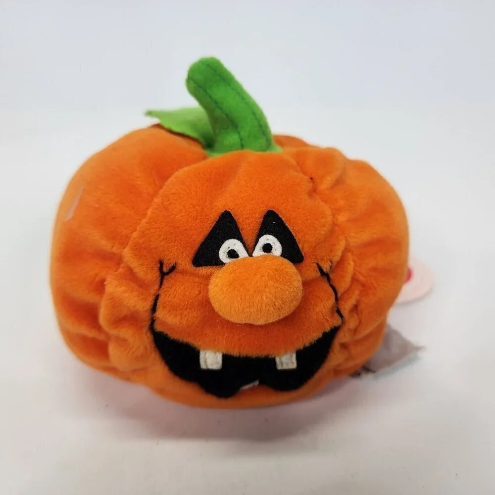 NEW Russ Berrie RB Collection For Target‎ Jack-o-Lantern Pumpkin Bean Bag Plush