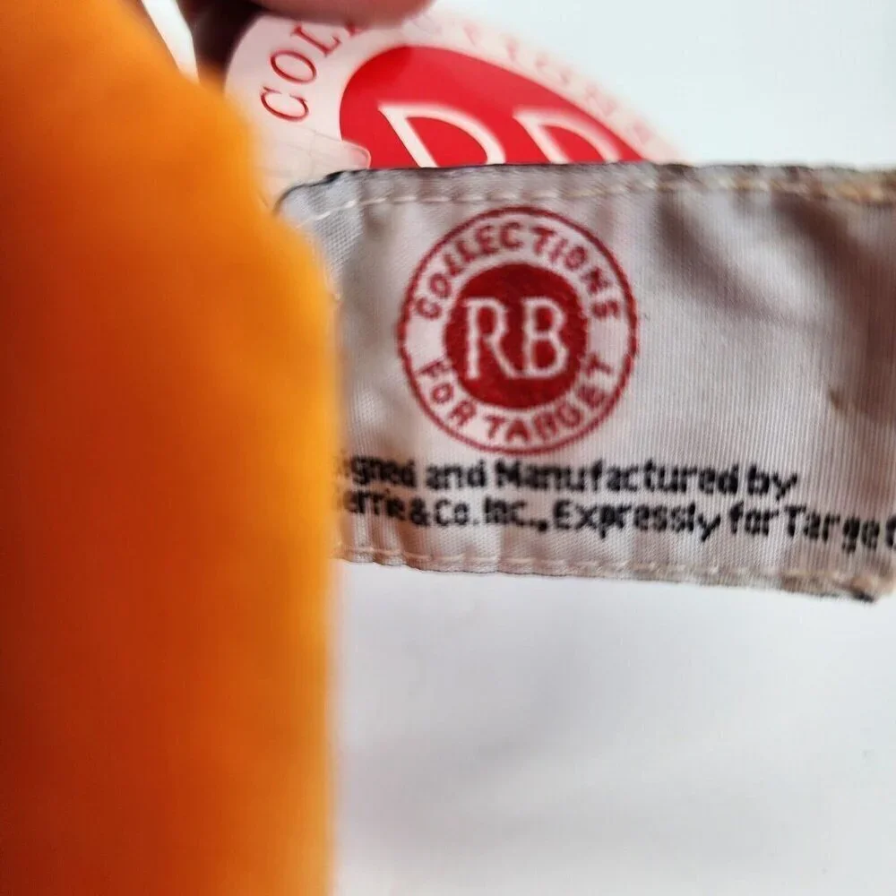 NEW Russ Berrie RB Collection For Target‎ Jack-o-Lantern Pumpkin Bean Bag Plush