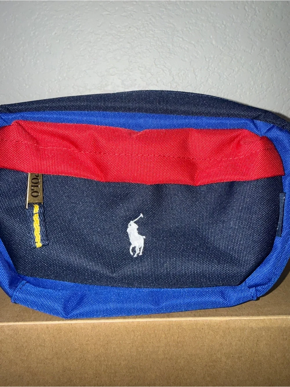 Polo by Ralph Lauren Navy, Blue & Red Belt Bag