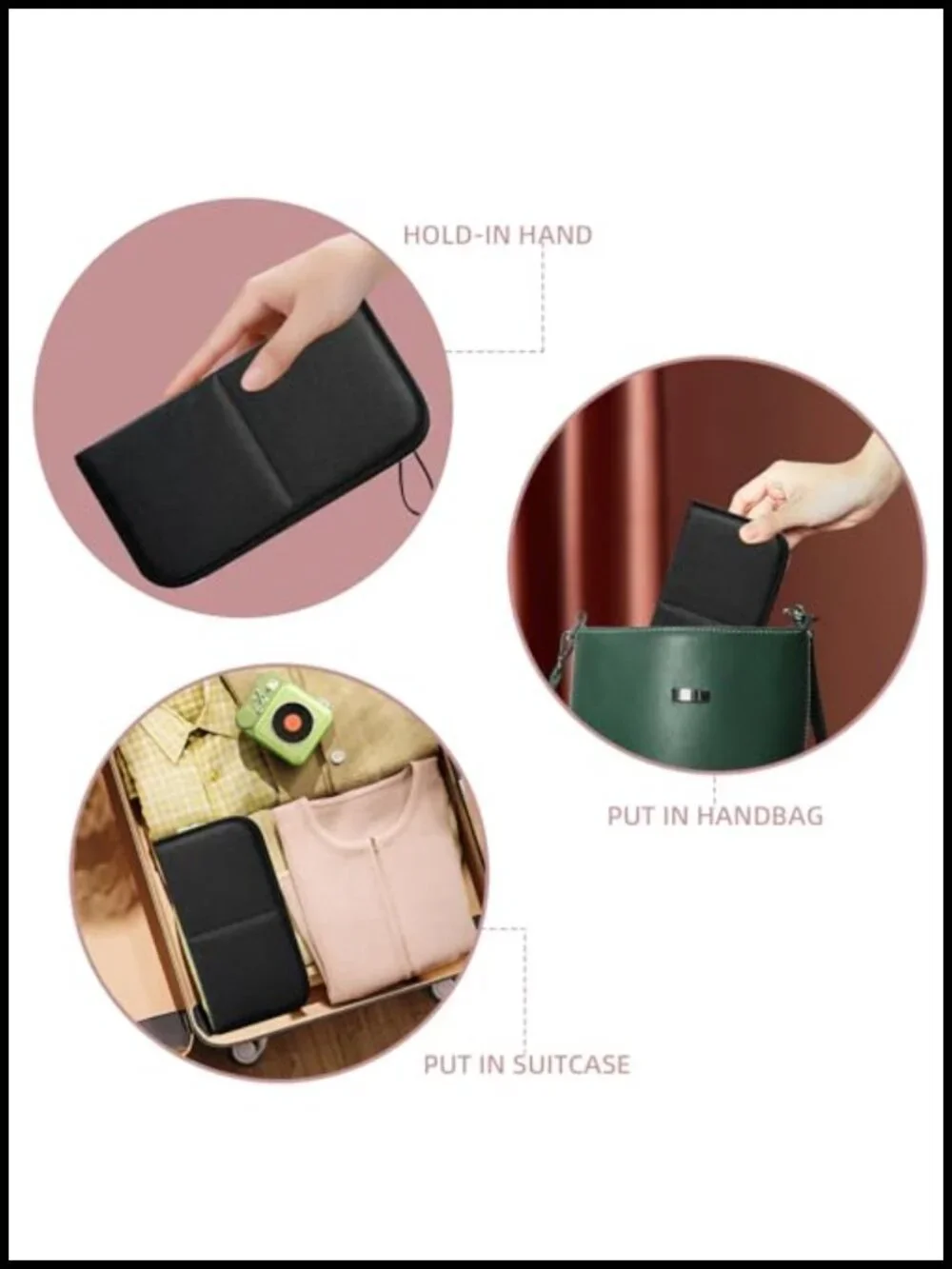Travel Makeup Brush Holder Waterproof Stand-Up Organizer Portable Case