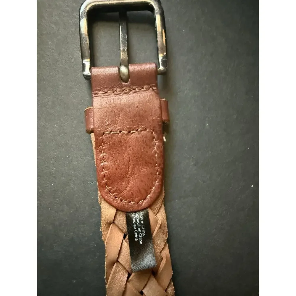 H&M woven leather