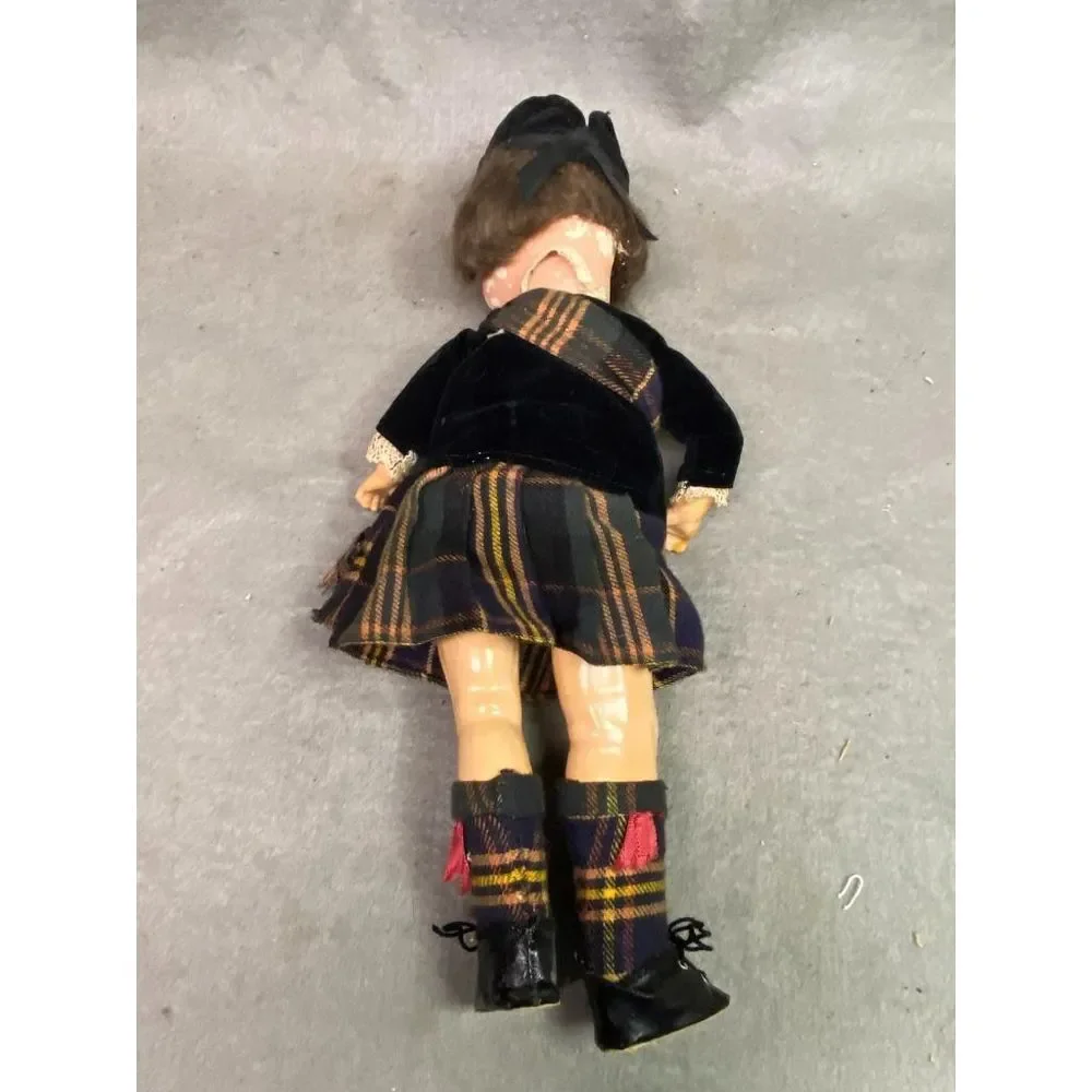 VINTAGE 13 INCH‎ SCOTCH DOLL BISQUE HEAD GERMANY 451 5/0 W COMPOSITION LIMBS