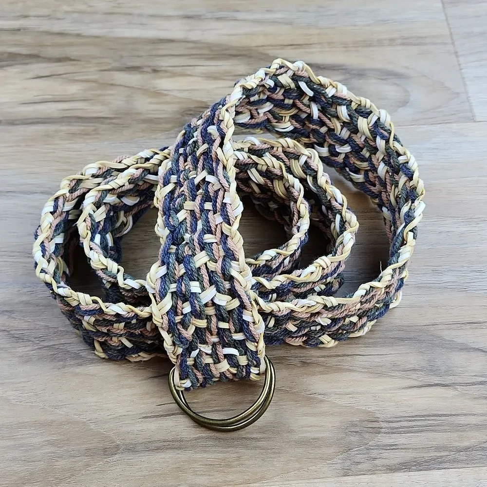 🔺️Multicolored Braided Belt Size 8