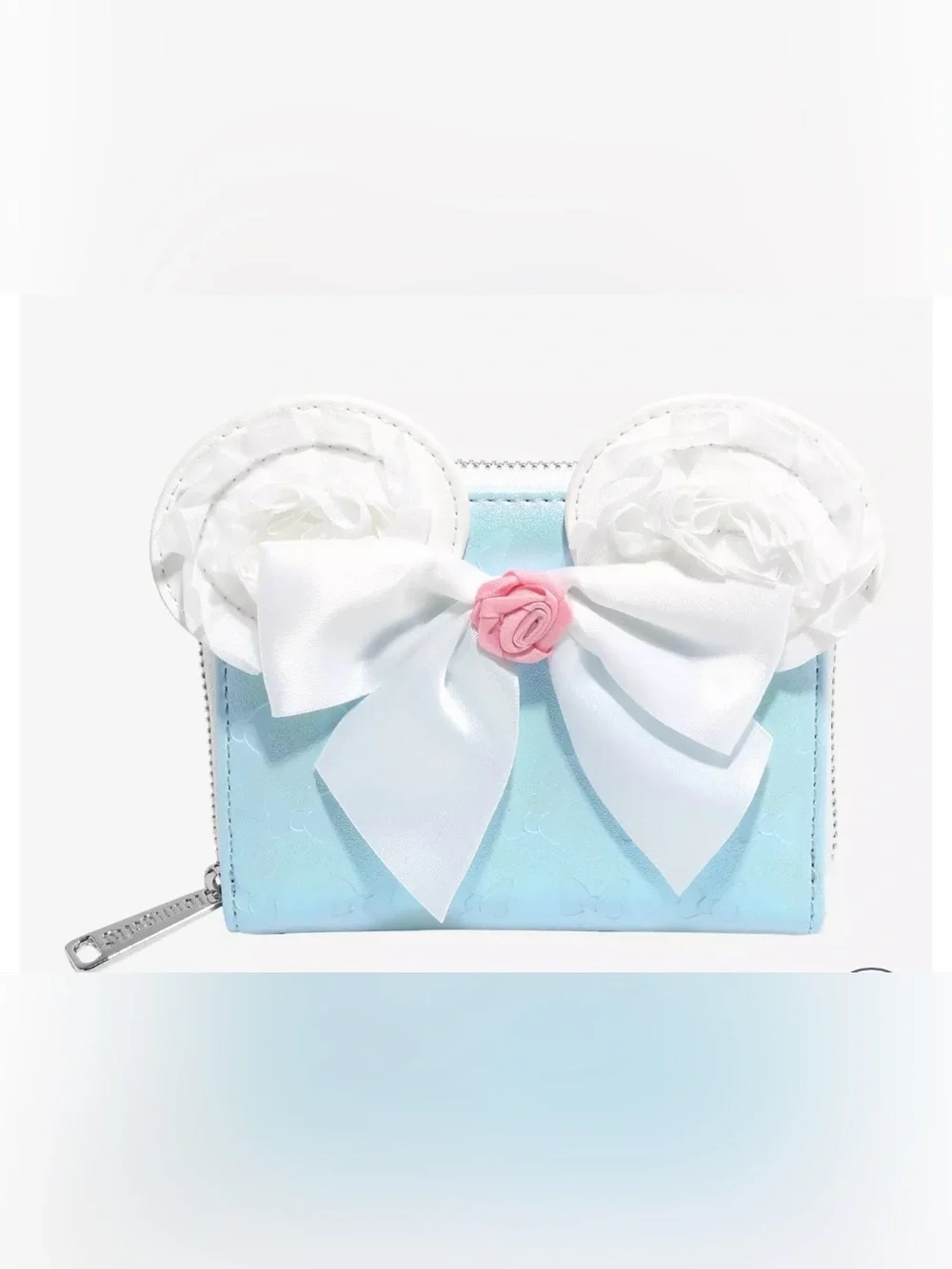 Loungefly Disney Minnie Mouse Bow Ears Small Zip Wallet