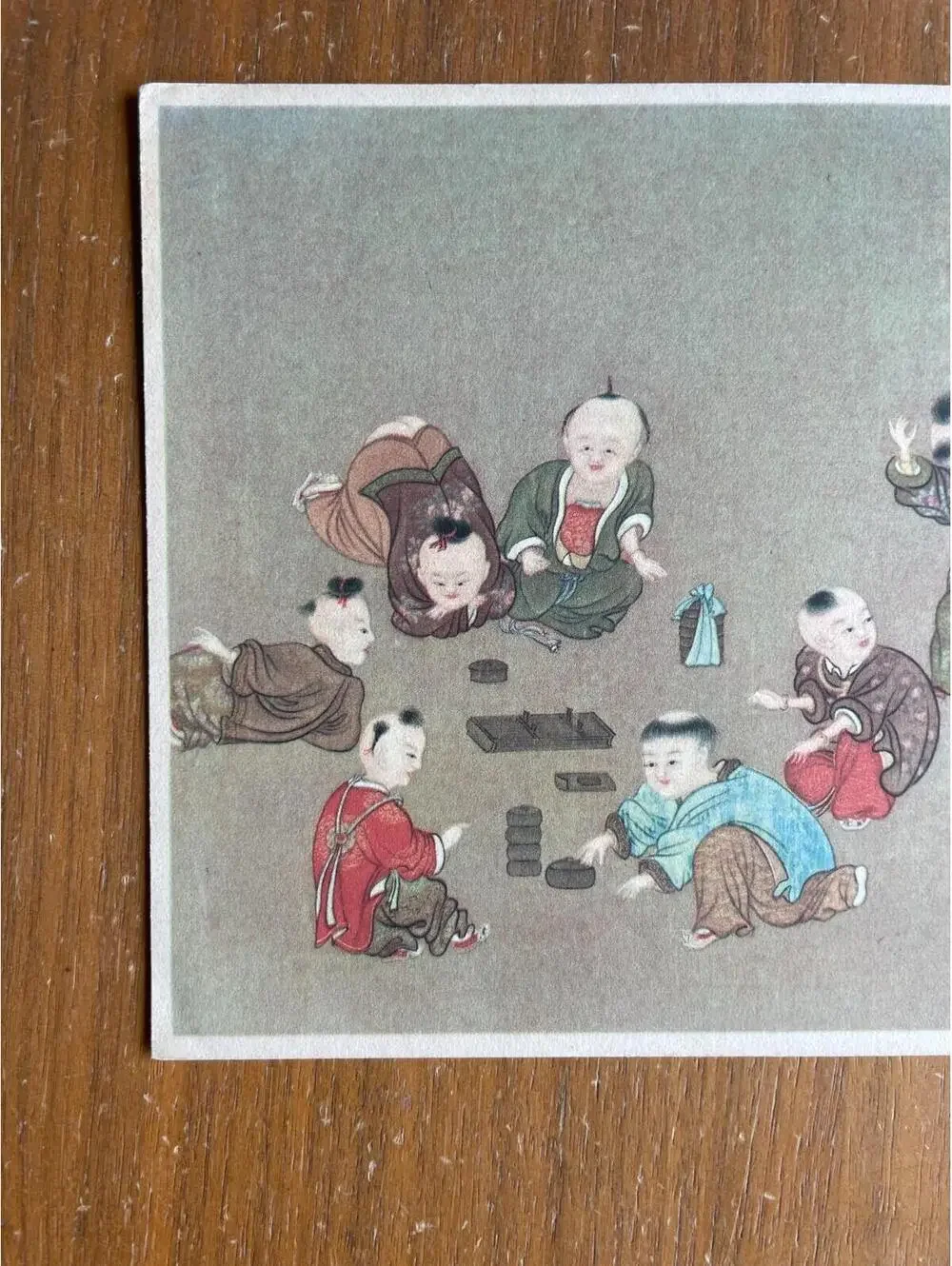 Oriental Asian Children At Play Art Work