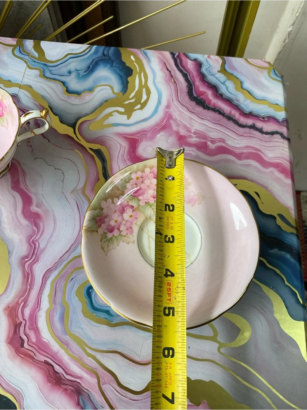 Vintage Paragon Pink Hydrangea Teacup Saucer Fine Bone China Double Warrant