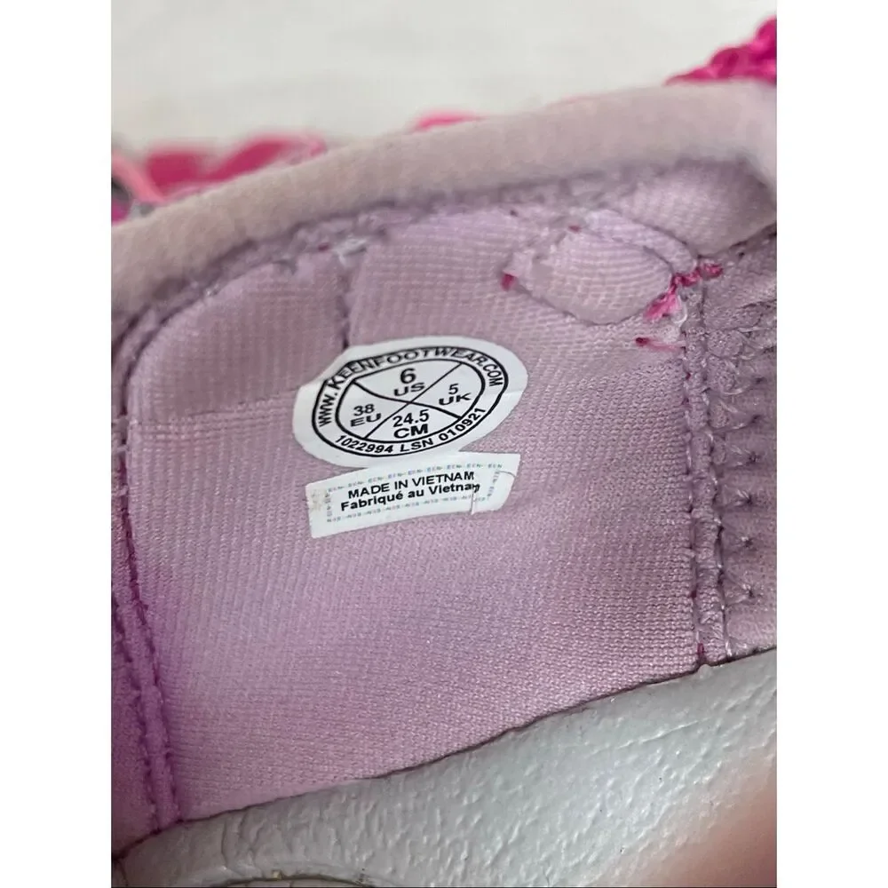 Keen Big Kids' Seacamp II CNX Water Sandal Water Shoe Very Berry/Dawn Pink Size