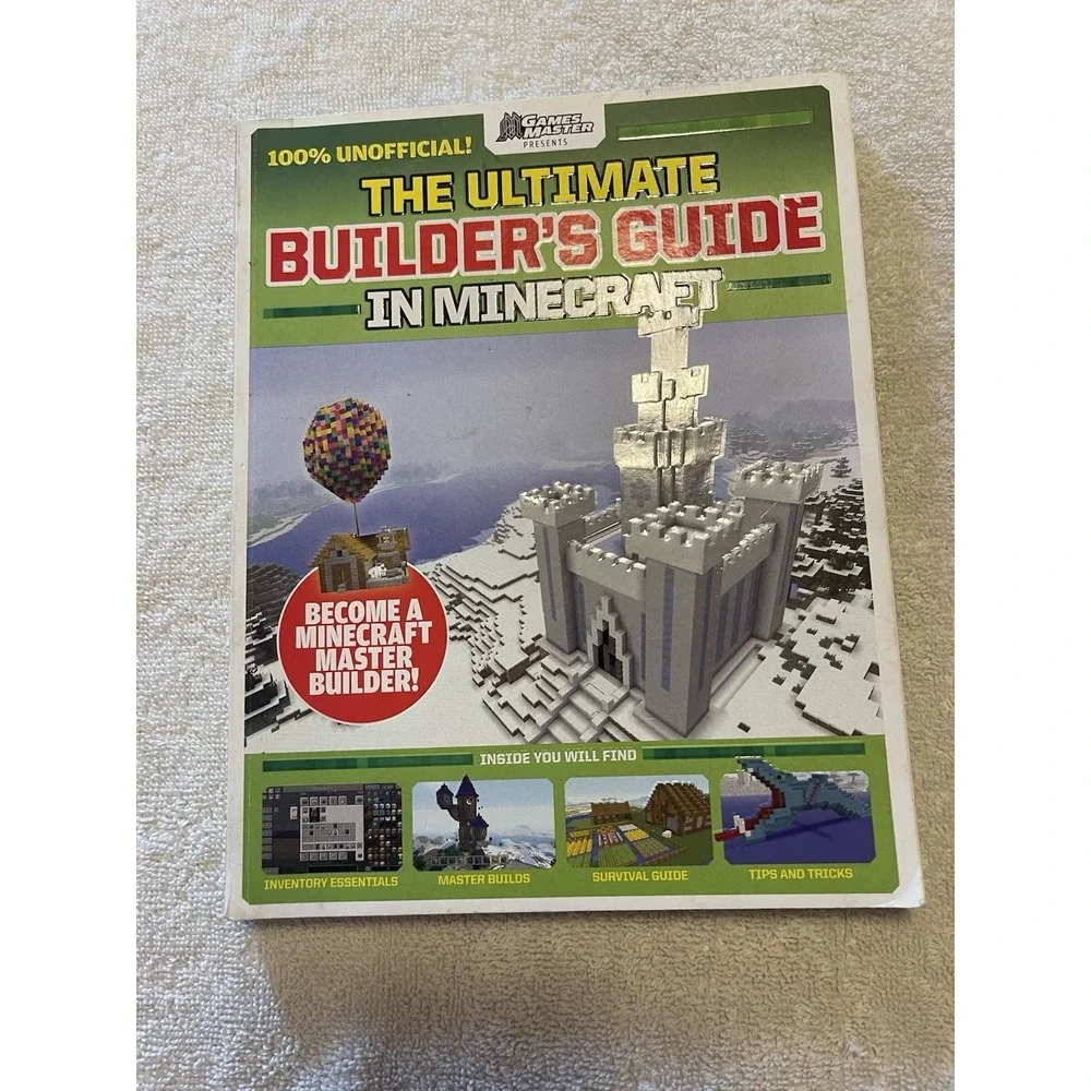 Minecraft Book The Ultimate Builders‎ Guide in Minecraft Paperback Games Master
