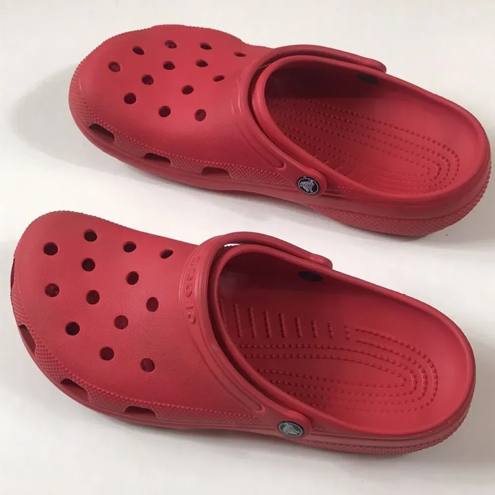 Crocs Classics Electric Pink Men Shoes Size 11