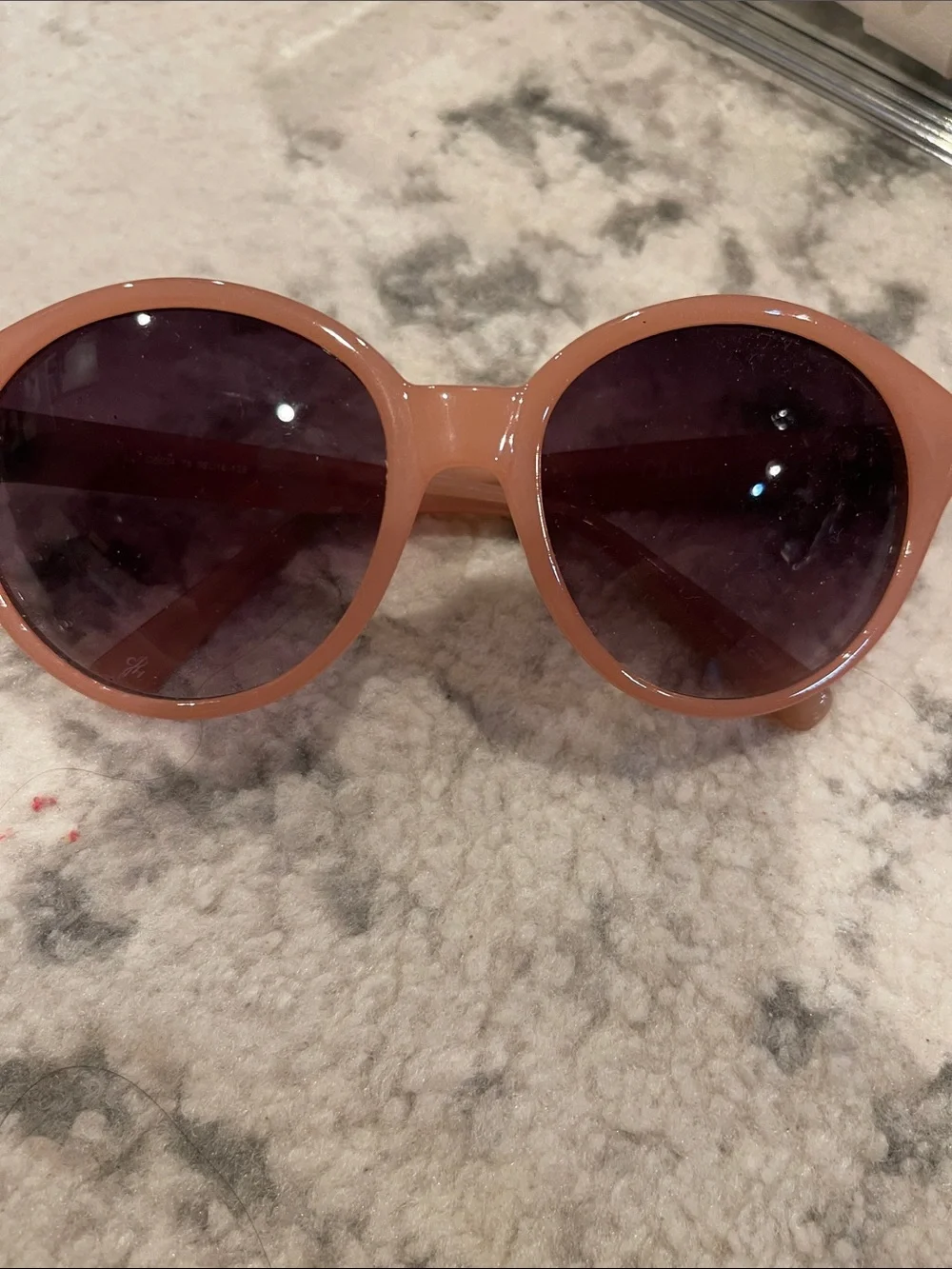 Cole Haan Round Pink Women's Sunglasses