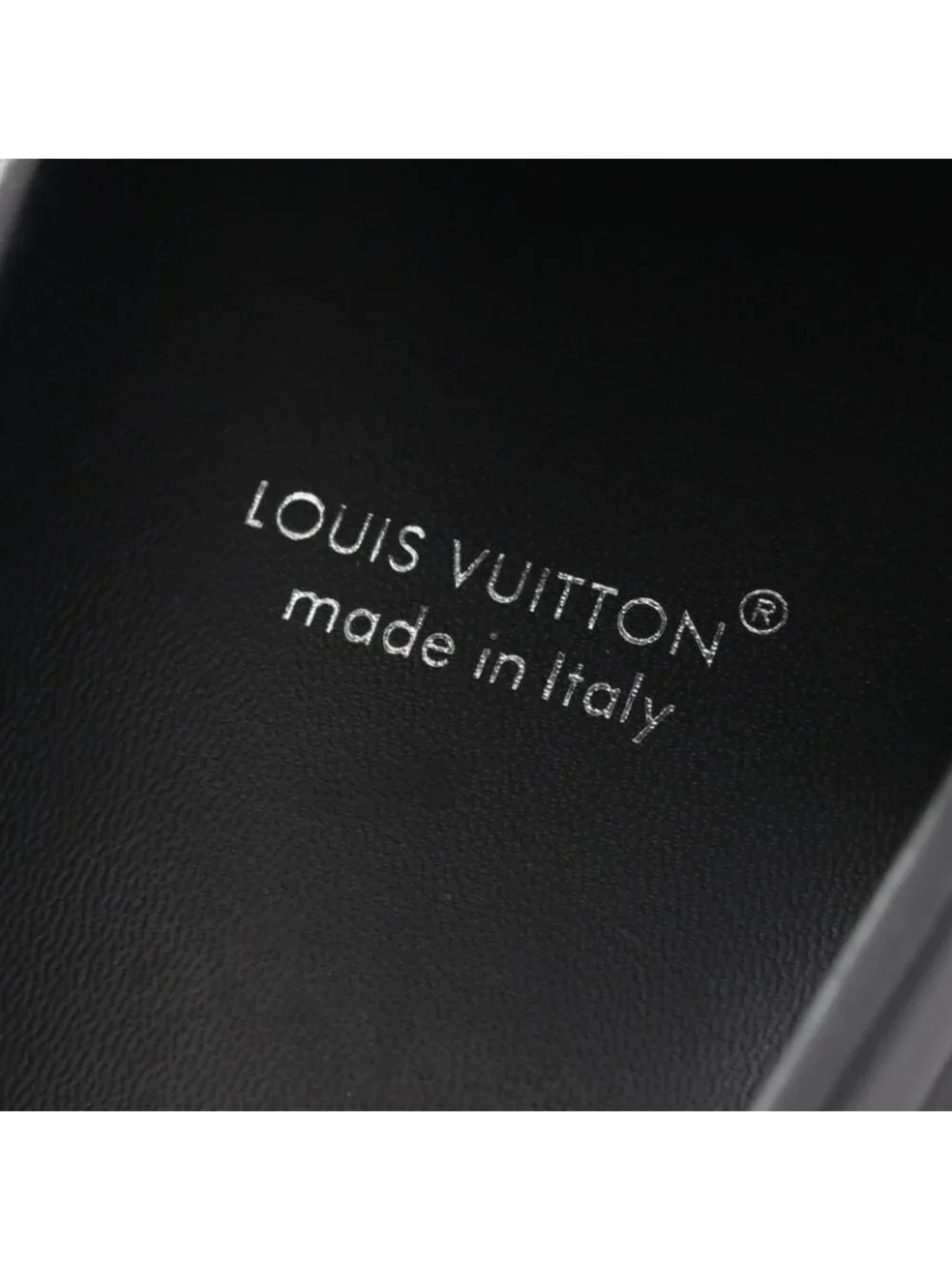 Louis Vuitton Shoes LV Driver Line Black Leather Driving