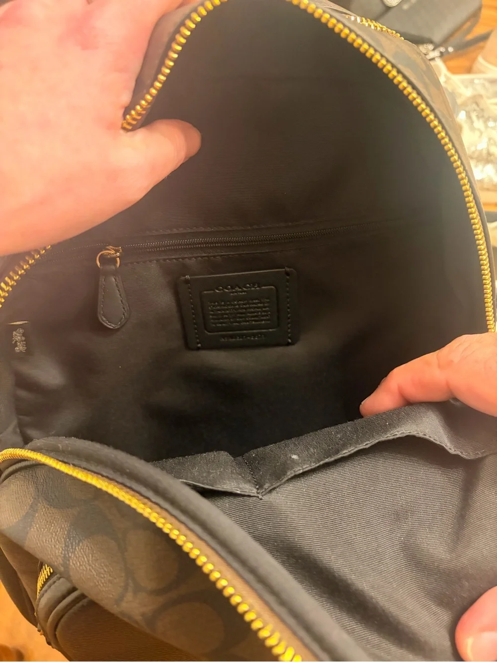 Coach classic backpack