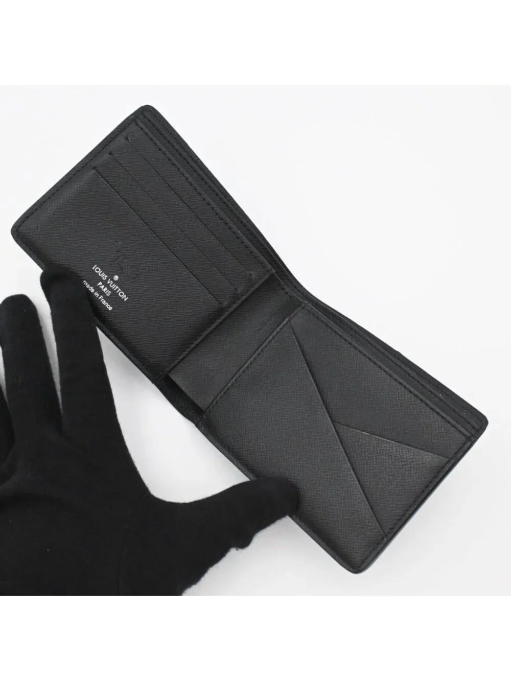 Louis Vuitton Monogram Eclipse Multiple Bifold Wallet Black