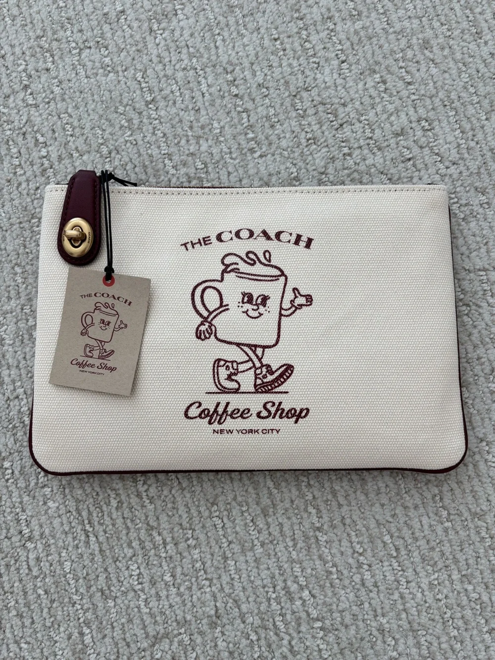 Coach Coffee Shop Pouch