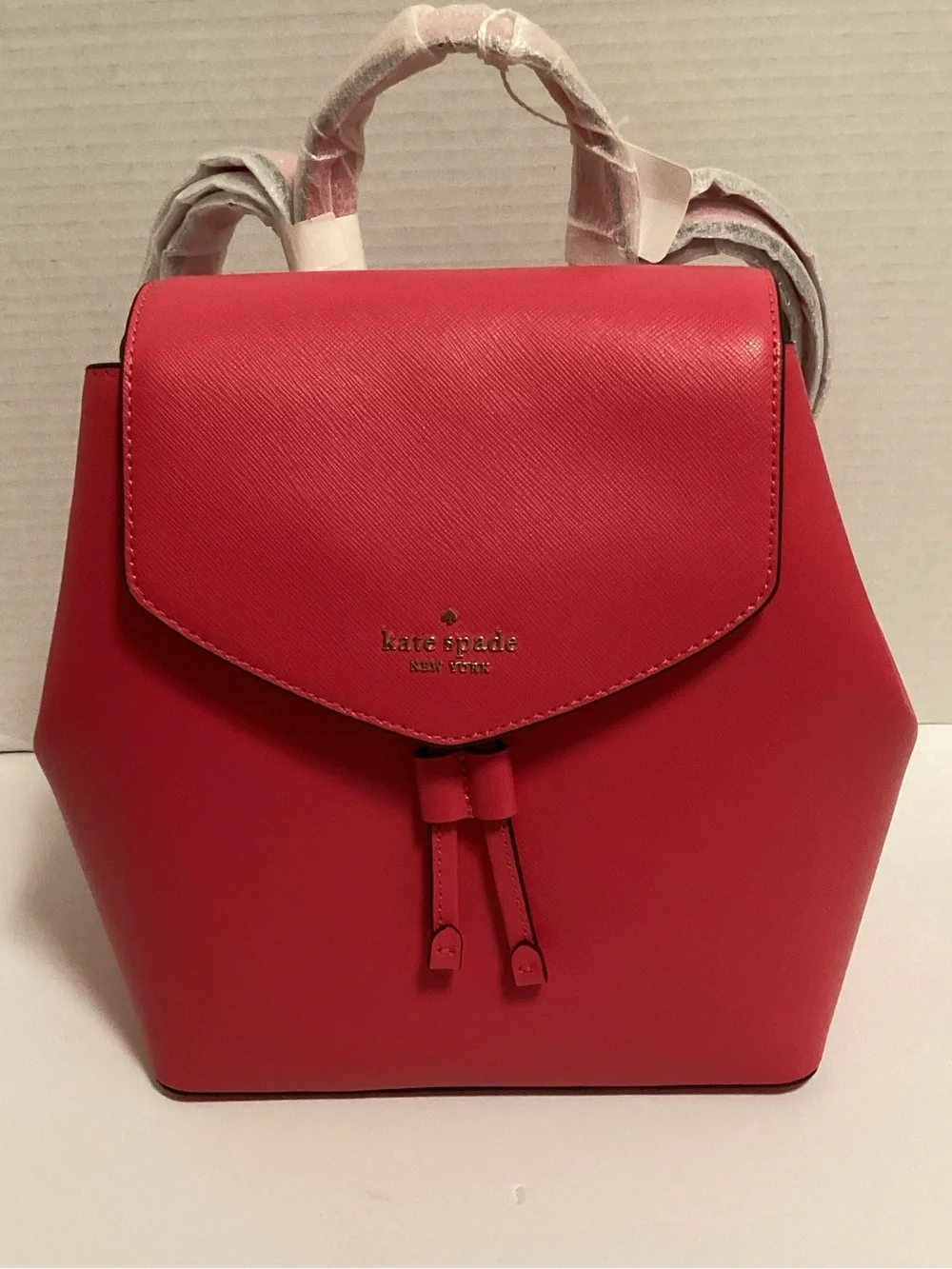kate spade pink leather structured mini backpack, NWT