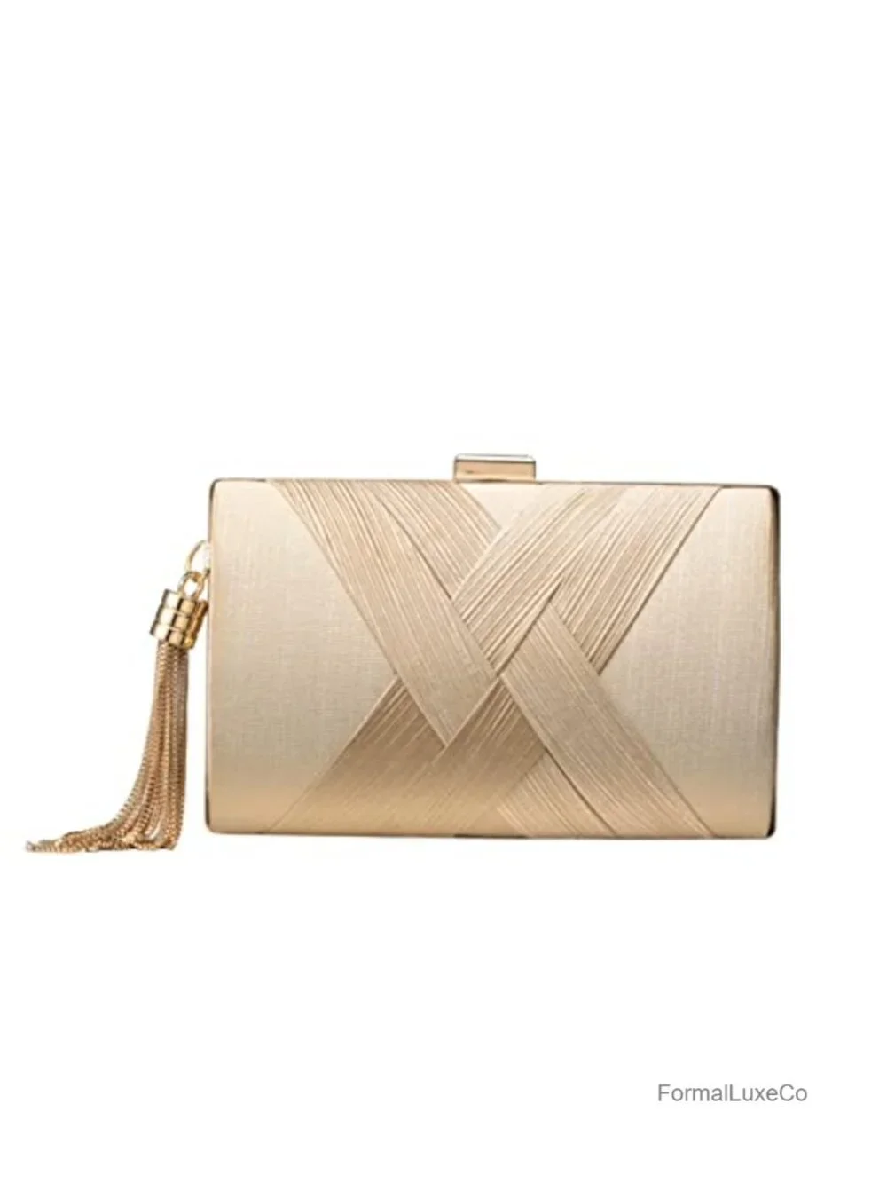 Silk Satin Tassel Clutch Evening Bag Crossbody Shoulder Purse for Wedding Party