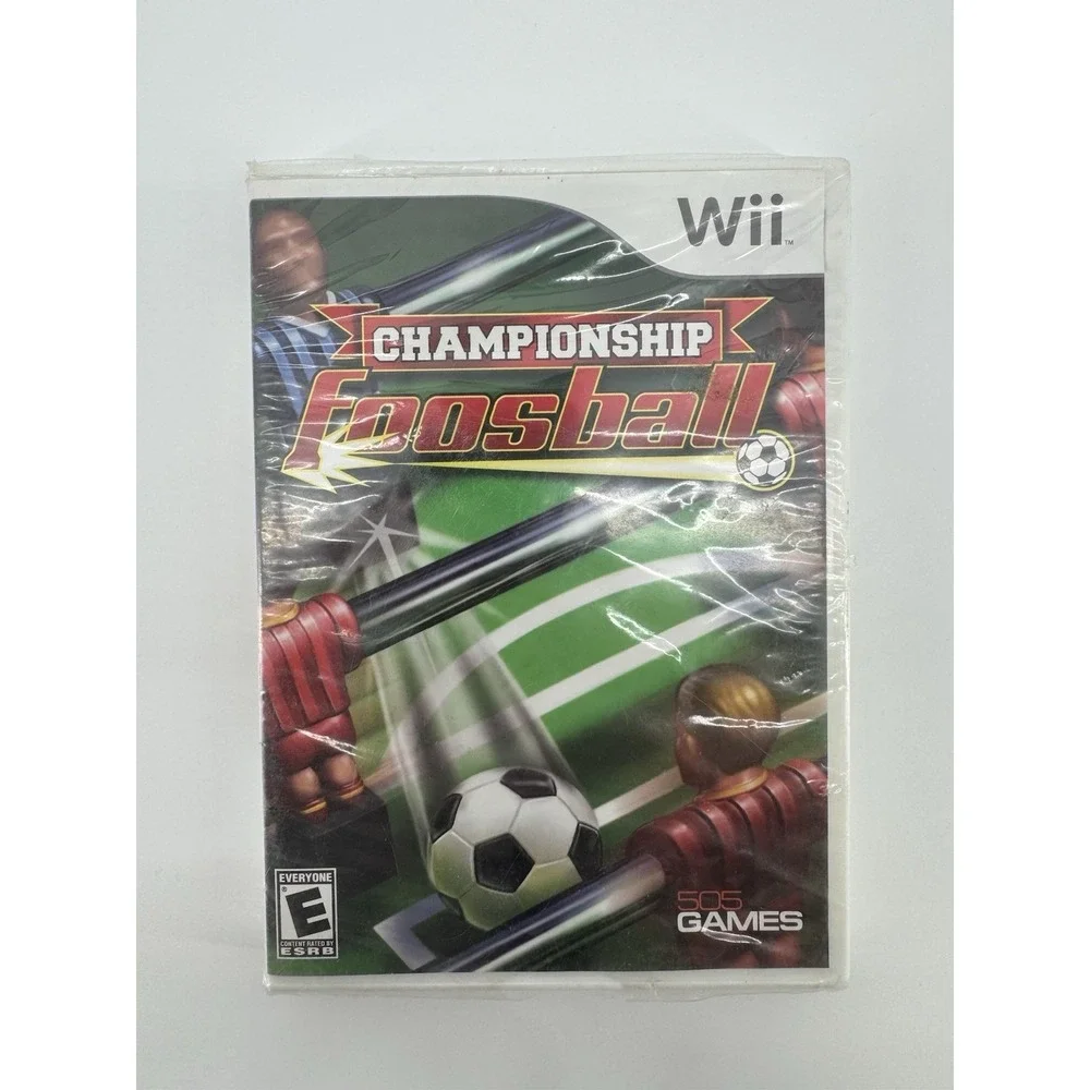Championship‎ Foosball Nintendo Wii 505 Games Brand New In Box Sealed