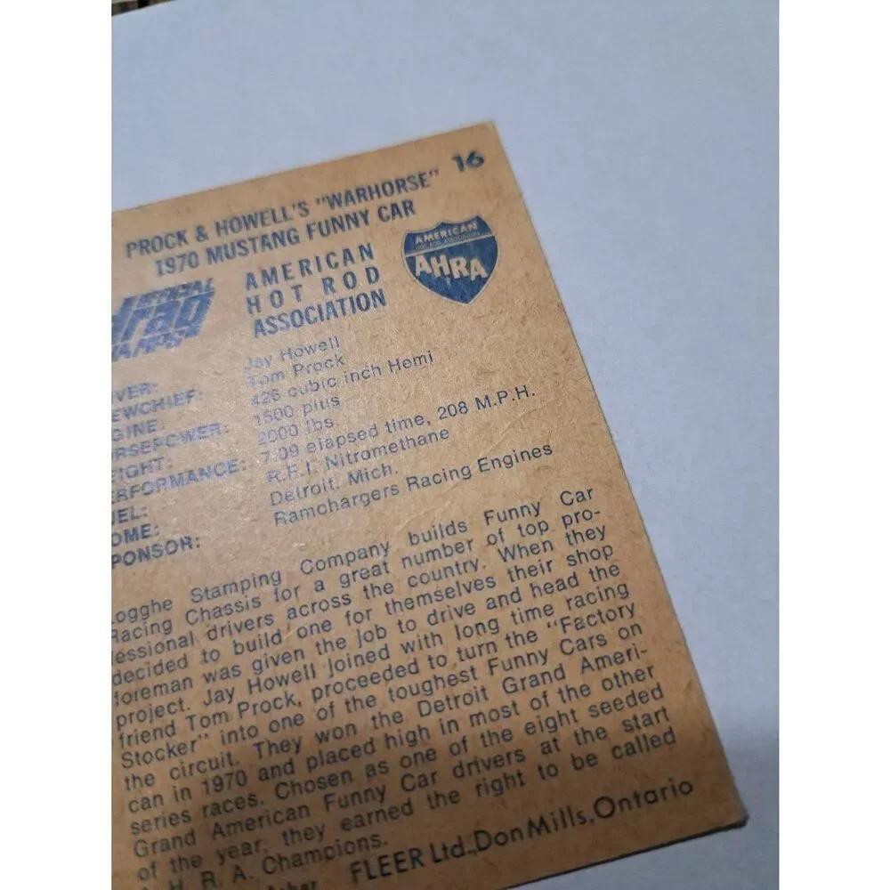 fleer vintage 1971