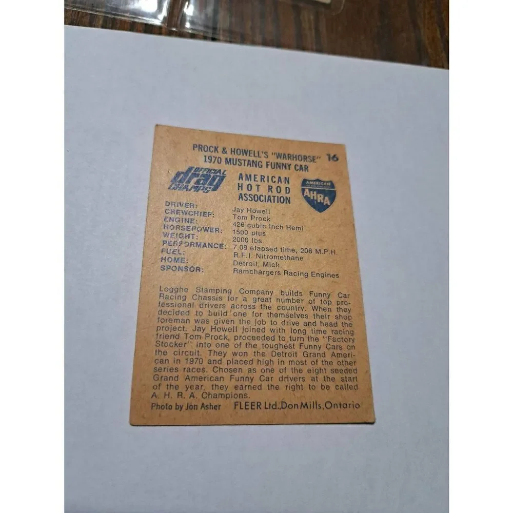 fleer vintage 1971