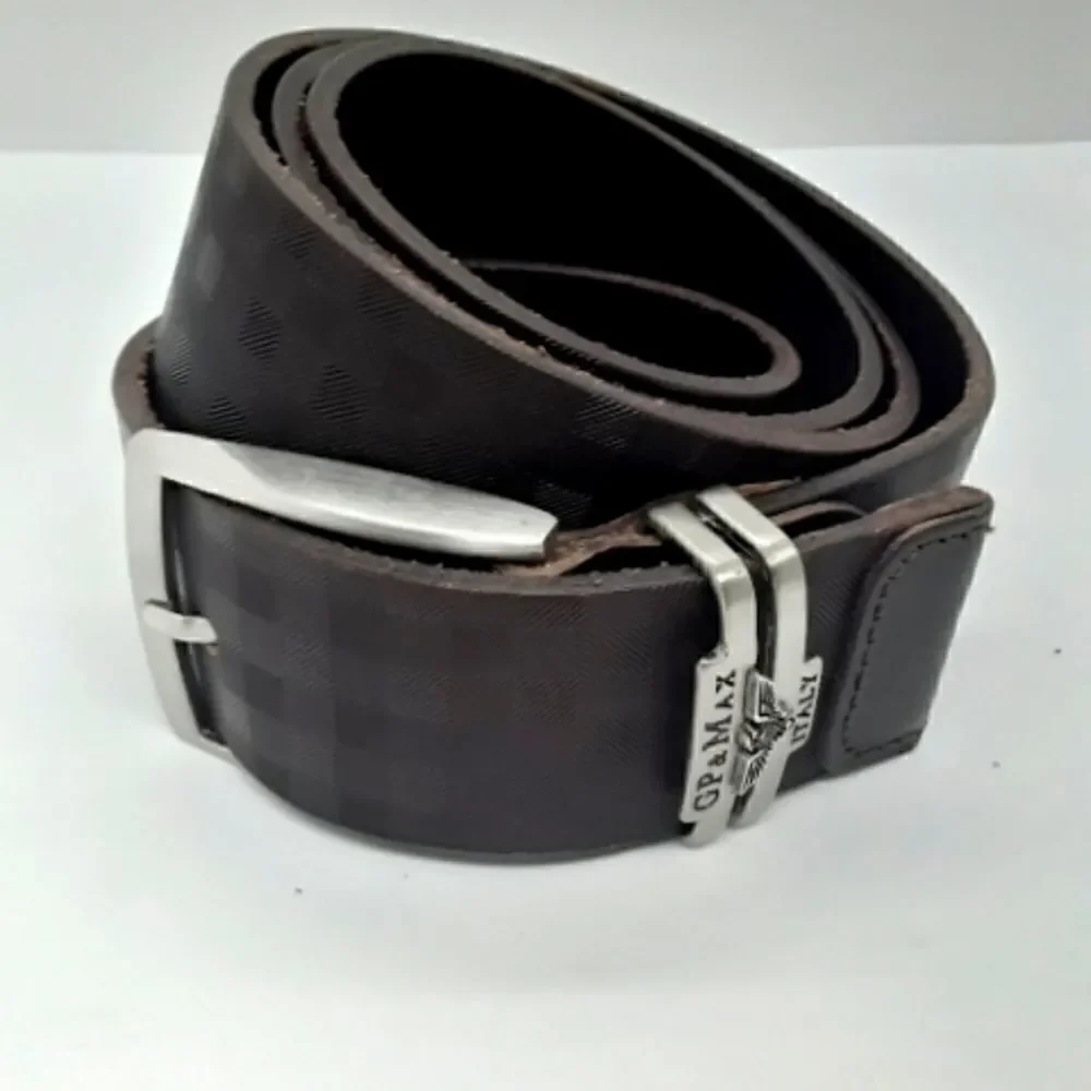 GP & Max Cuir Veritable Real Leather Vera Pelle Brown Belt 51