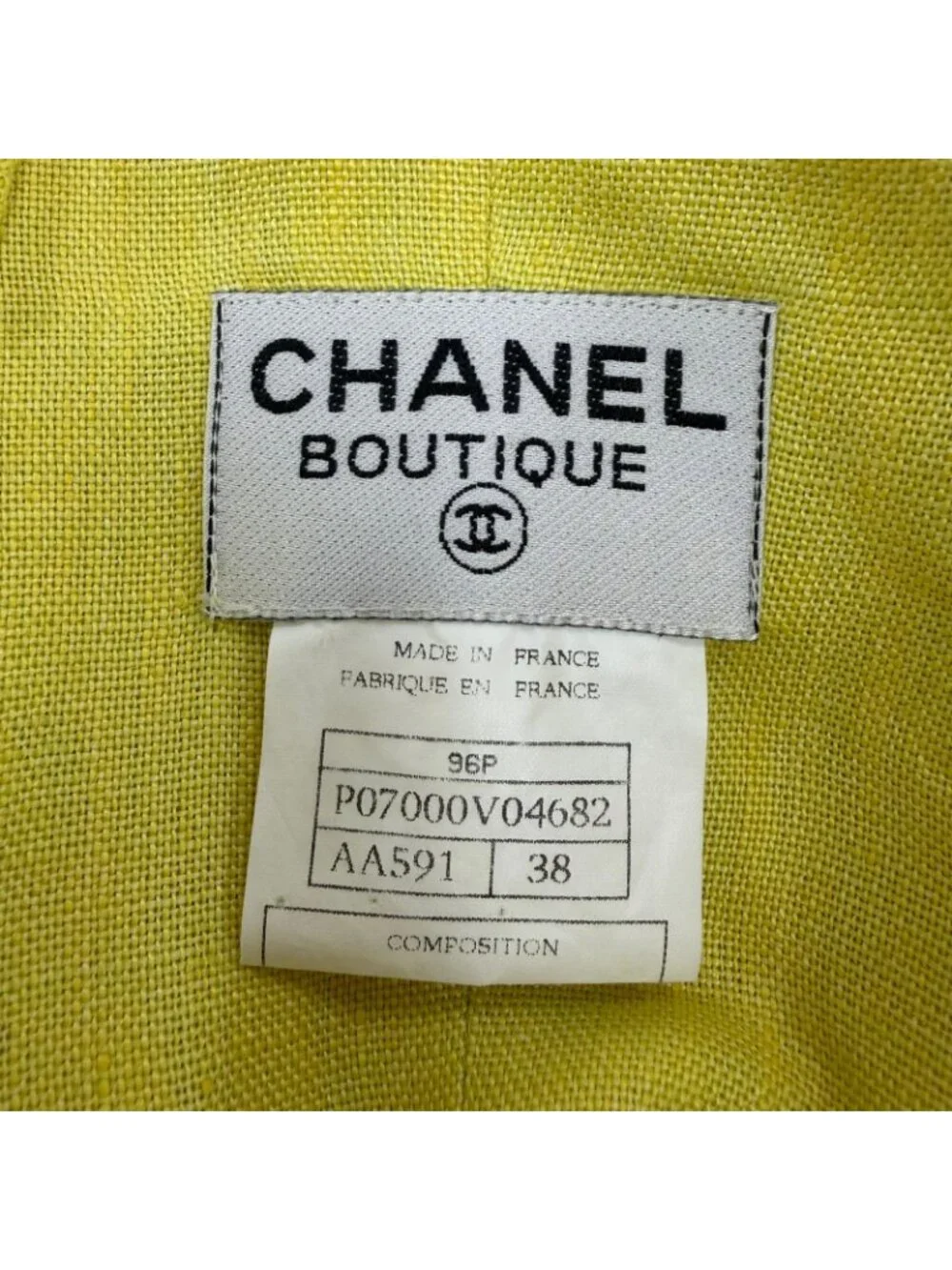 CHANEL brand size