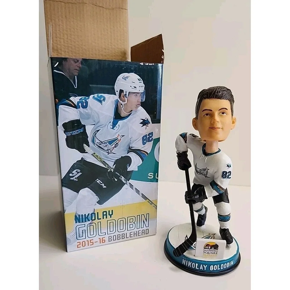 San Jose Sharks NIKOLAY GOLDOBIN Bobblehead 2015-16 - New in‎ Box!