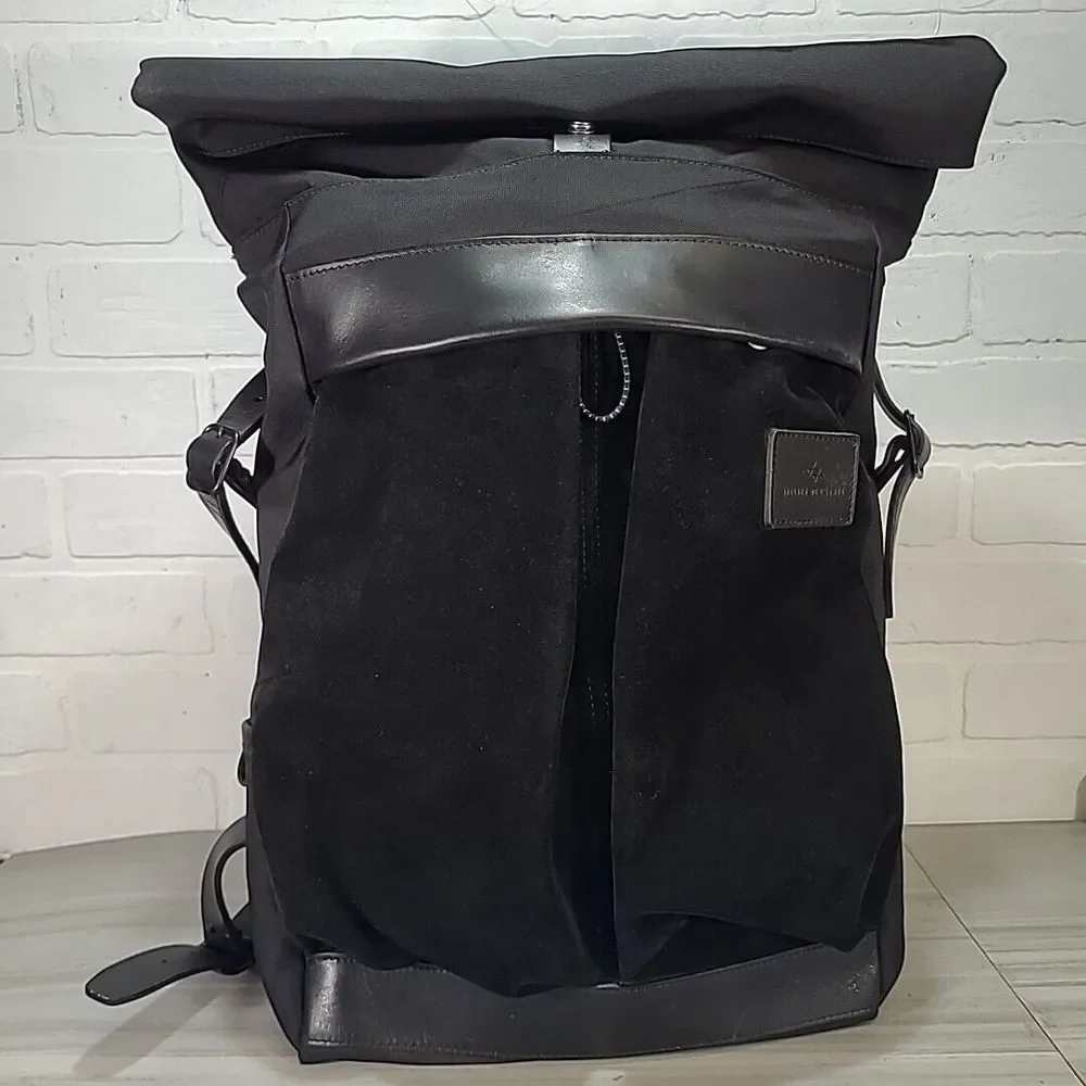 Atelier de L'Armee Blackpack‎ Black Canvas/Leather/Suede