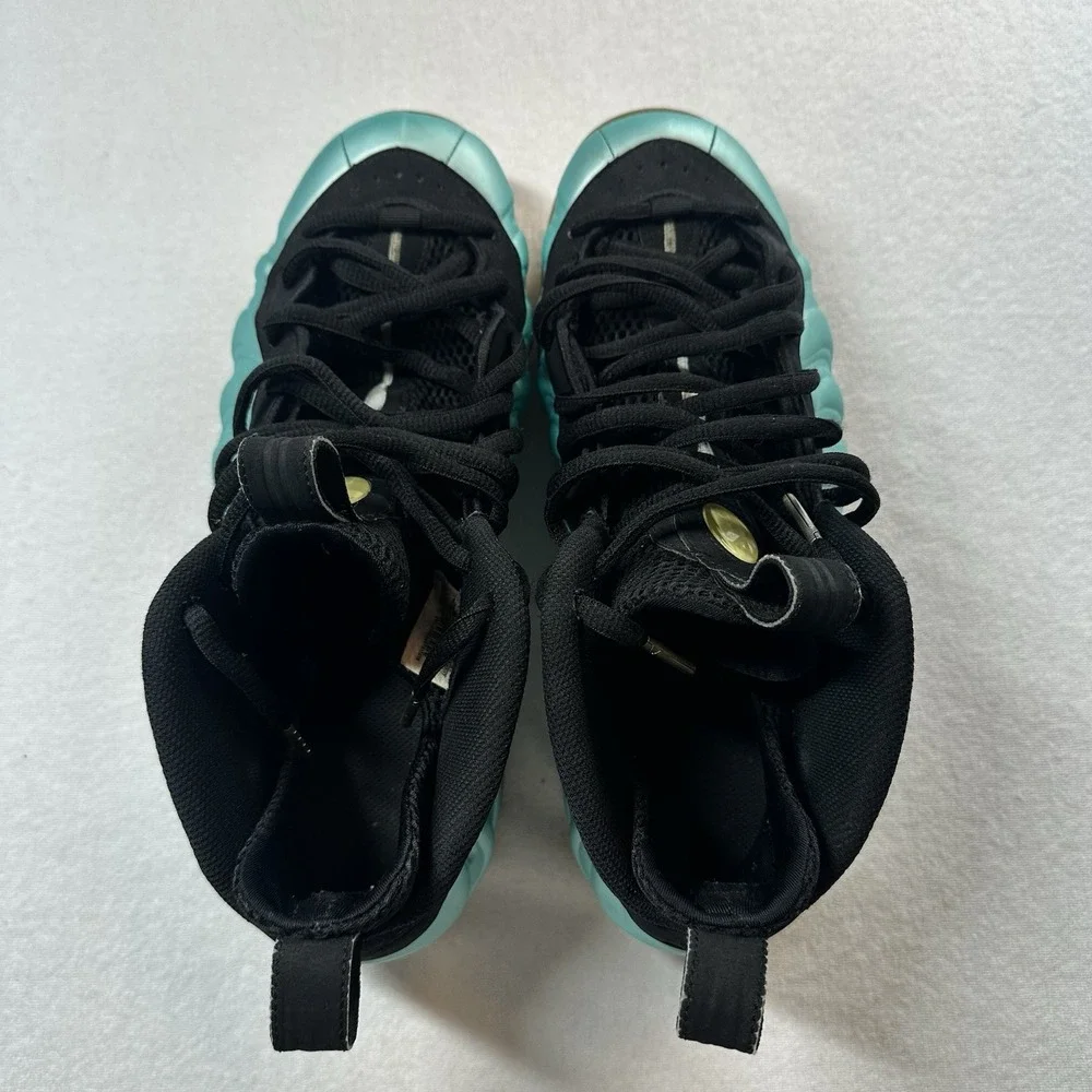 Nike‎ Air Foamposite Pro Island Green Chrome Size 9 Mens Sneakers