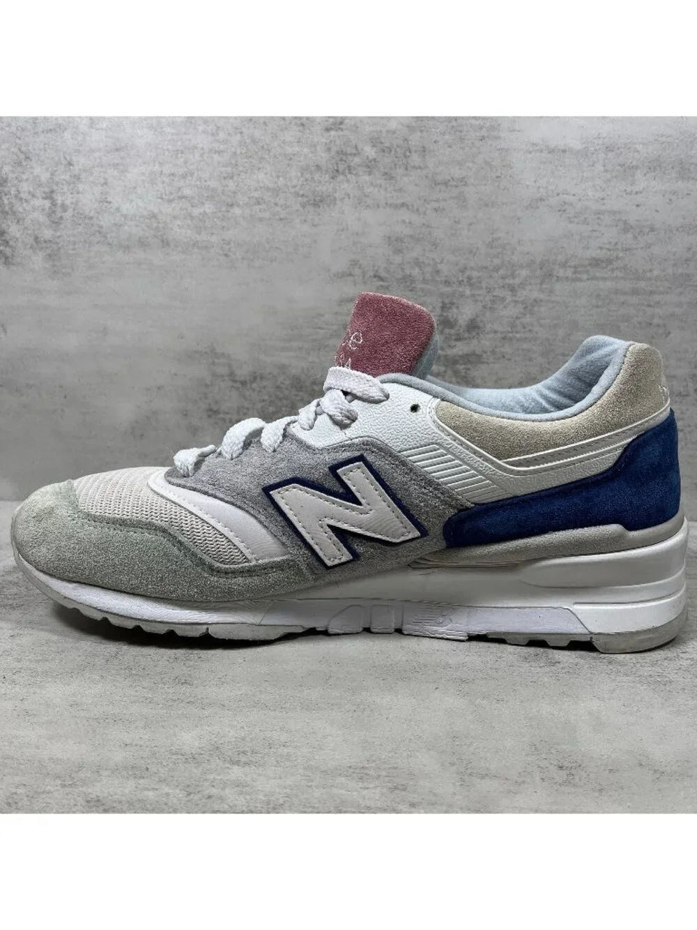 New Balance 997 USA Sneakers - Men's Size 9 - Seasonal Colors White Pastel