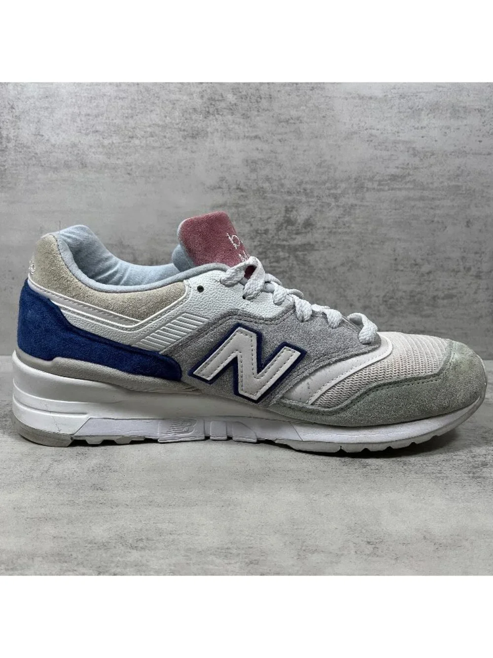 New Balance 997 USA Sneakers - Men's Size 9 - Seasonal Colors White Pastel