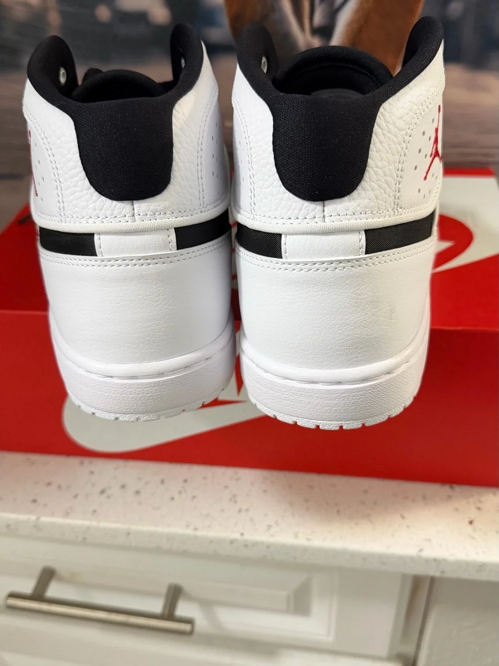 Nike White and Light Pink Low-Top Sneakers