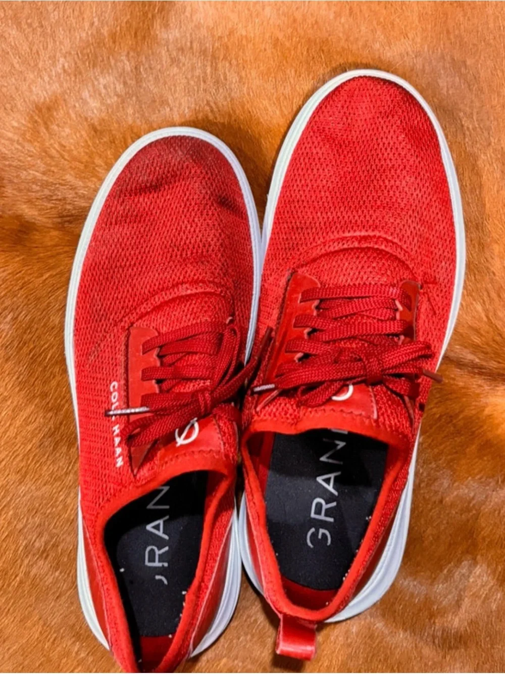 Cole Haan Red Mesh Men’s Sneaker