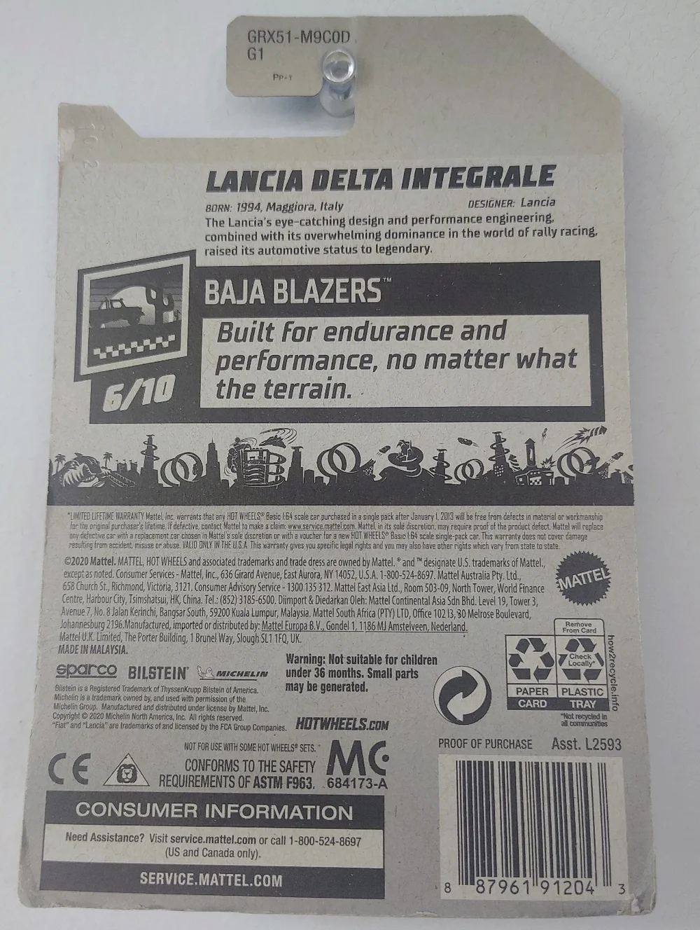 Hot Wheels lancia delta