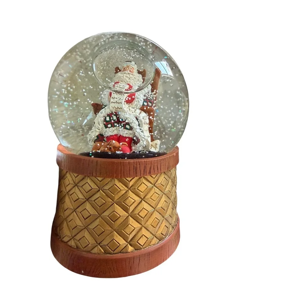 Waterford Holiday Heirlooms Santa Claus Snow Globe Limited Edition Christmas Box