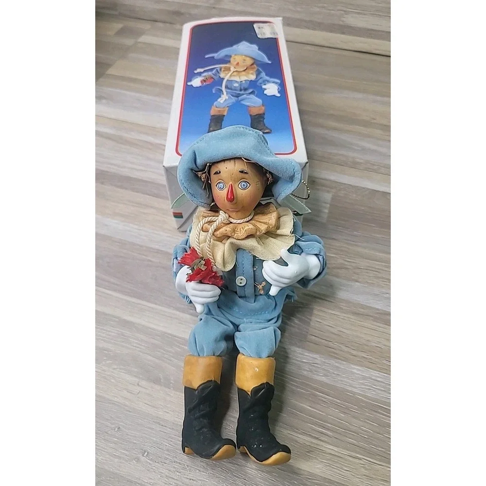 Kurt Adler Santas World 87 Wizard of Oz Dorothy Lion Tin Man Scarecrow Ornaments