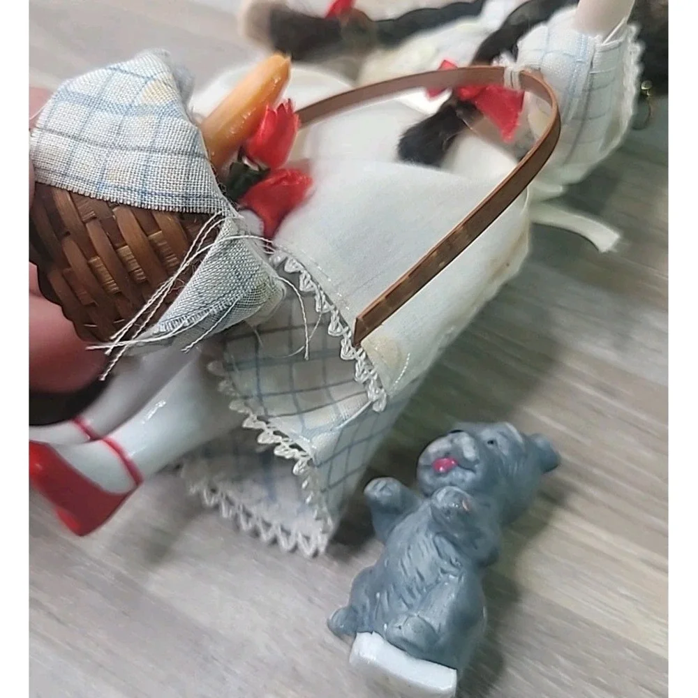 Kurt Adler Santas World 87 Wizard of Oz Dorothy Lion Tin Man Scarecrow Ornaments