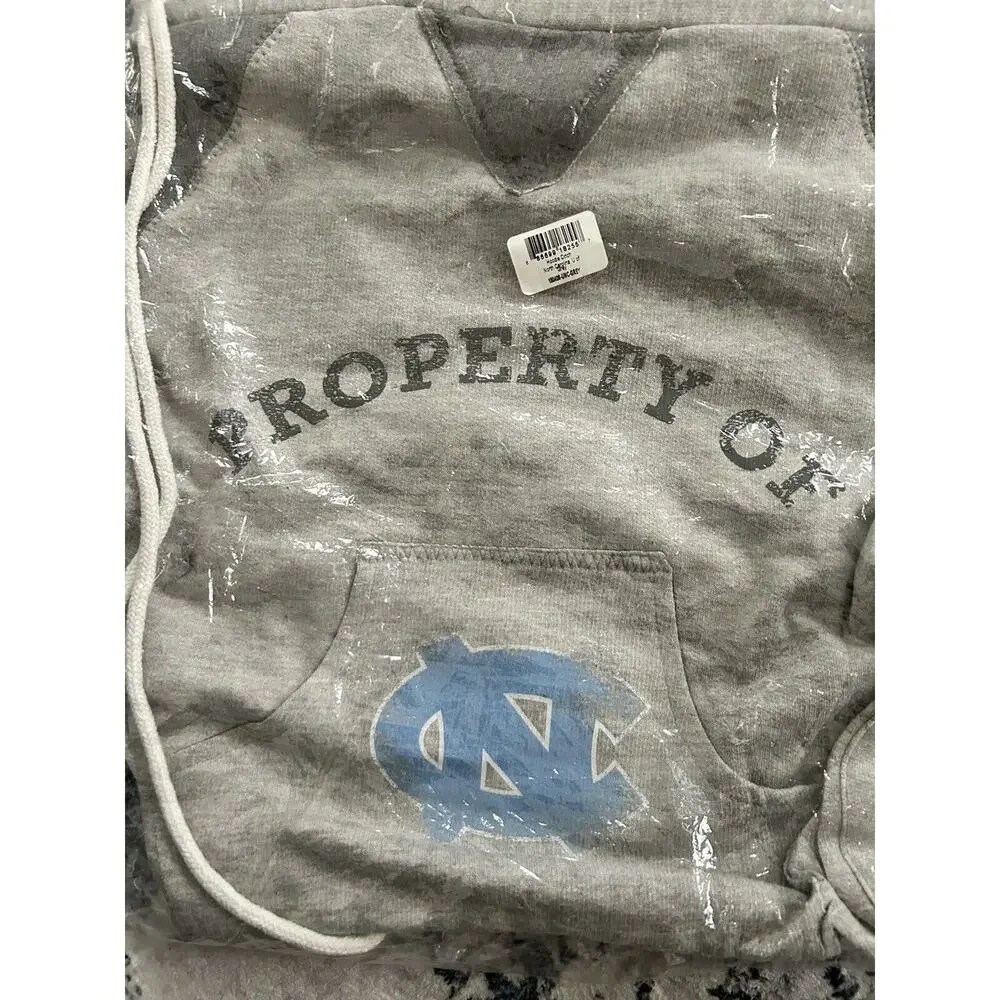 Property Of UNC Chapel‎ Hill Gray Hoodie Cinch Bag NWT