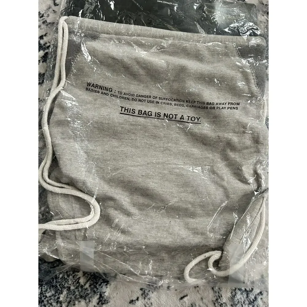 Property Of UNC Chapel‎ Hill Gray Hoodie Cinch Bag NWT