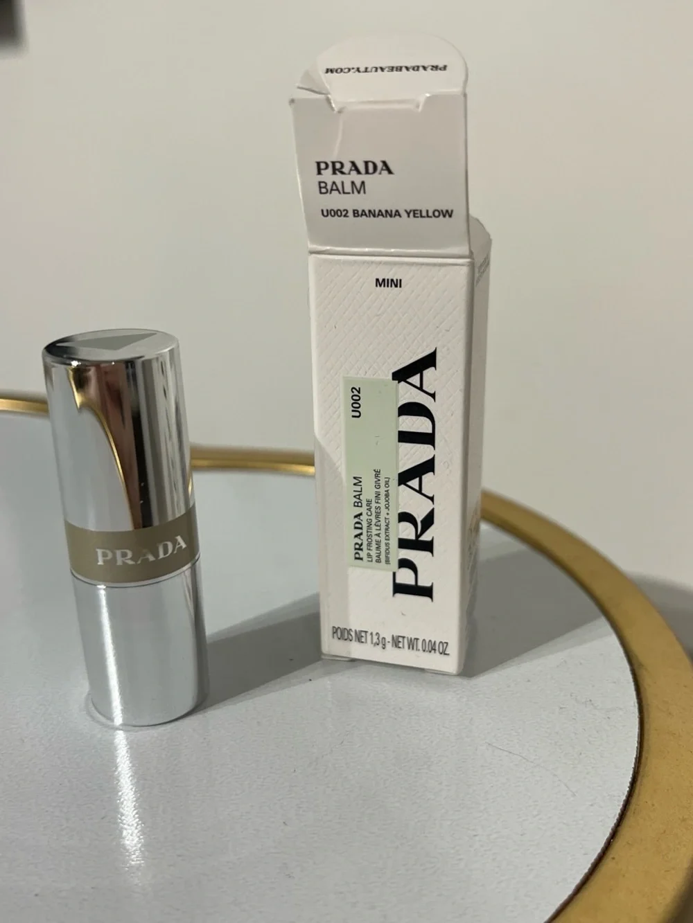 Prada Lip Balm U002 Banana Yellow