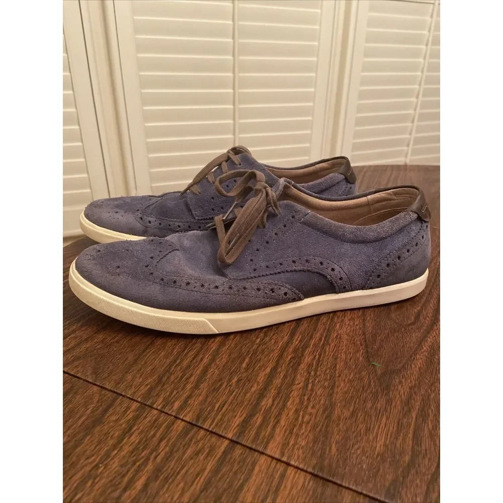 Cole Haan Mens C13806 Joshua Wingtip Navy Blue Athletic Sneaker Shoes Size US 10