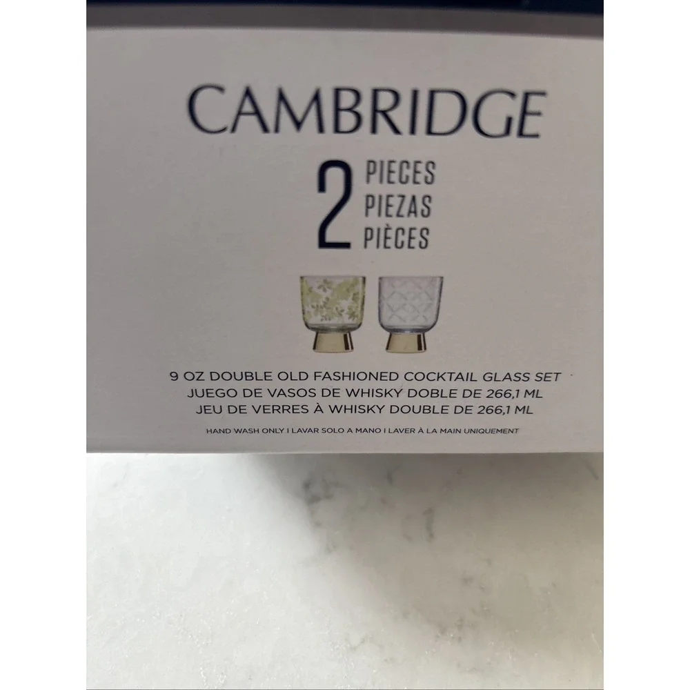 Cambridge Glass cambridge double