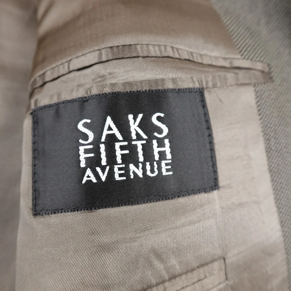 VTG Hugo Boss‎ Jacket Mens 44 Gray Wool Suit Button Blazer Sport Over Coat USA