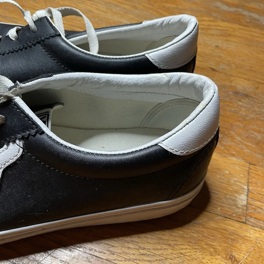 Vans Sport 73 LX Men's Size 11.5 Black‎ Unisex Leather Shoes Sneakers