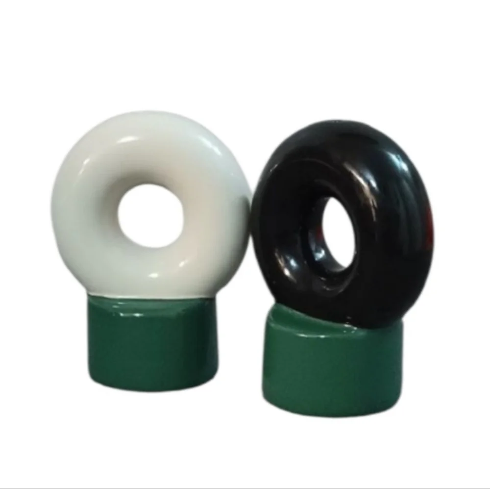 Tabitha Brown 2pc Stoneware Salt and Pepper Shaker Set