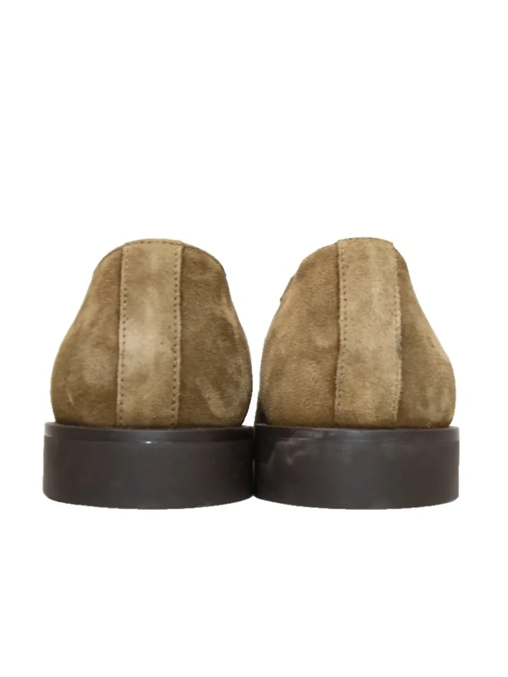 New! Bruno Magli RAGING Loafer SLIP-ON Tan Brown Suede Sz 9.5 M DD544 Made Italy