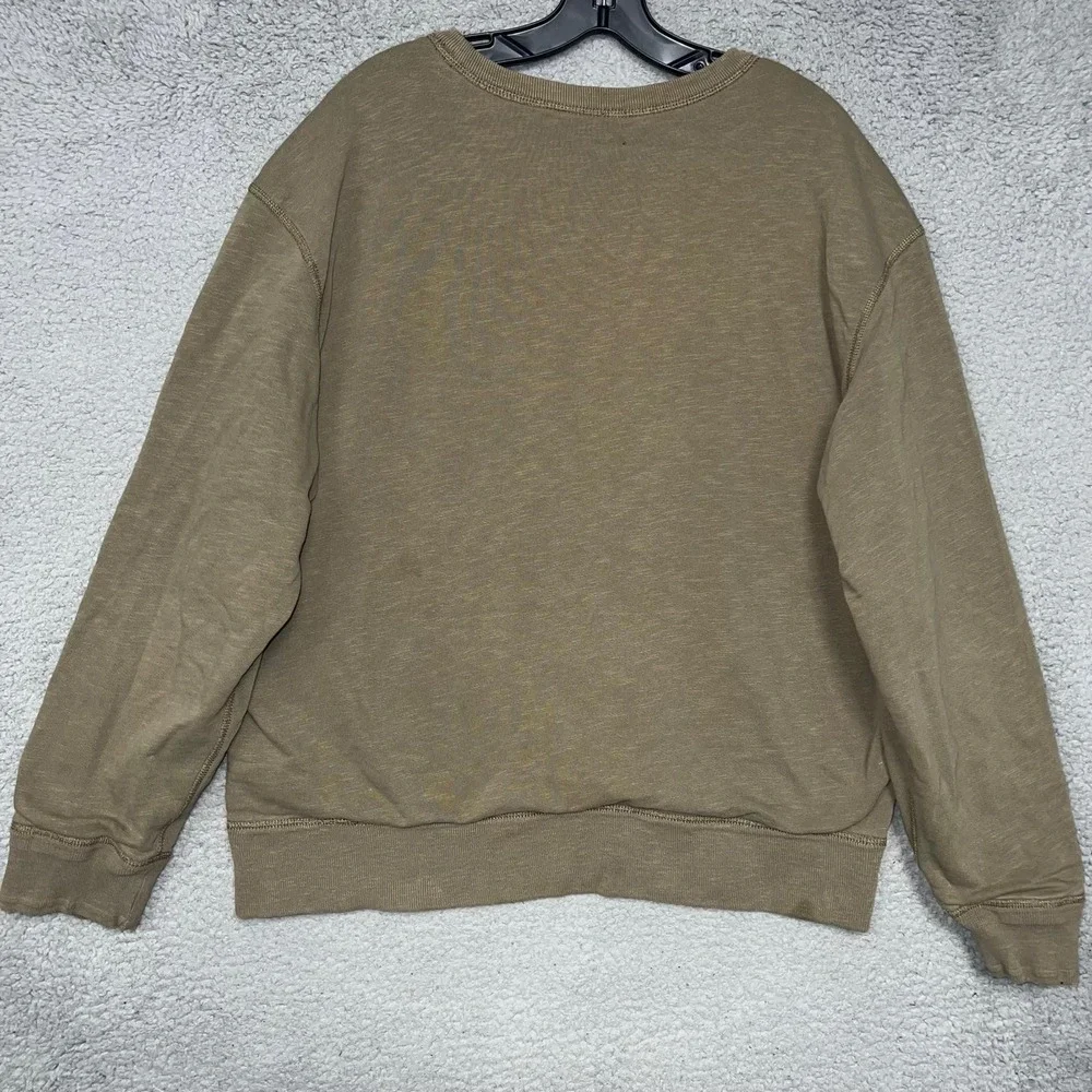 VTG Polo Ralph Lauren RRL Sweater Men XL Khaki Sportsman Outfitter Thermal Lined